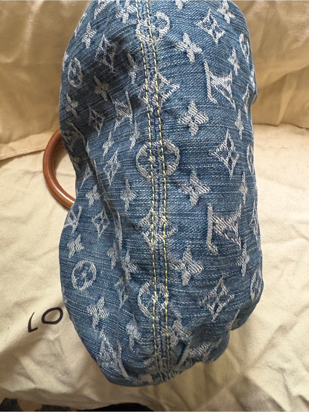 vintage Louis Vuitton Monogram Denim Pleaty bag - Picture 7 of 13